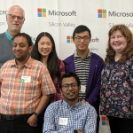 Richard Ladner, mentor, and 5 UW students at Study Away Silicon Valley